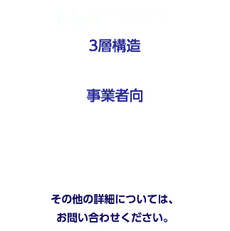 高品質マスク 3層構造 事業者向 その他の詳細については、 お問い合わせください。